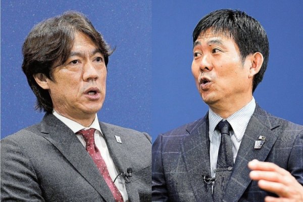 日媒：韩日国家队主帅洪明甫与森保一对谈，沟通  未来的协同  计划