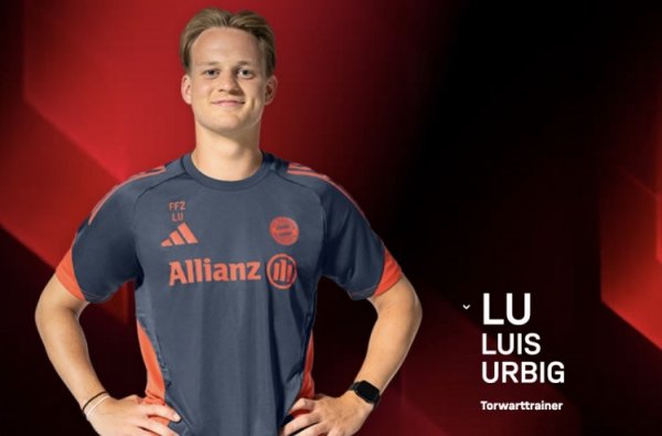图片报：乌尔比希哥哥今夏加盟拜仁，目前担任女足二队守门员指导教练员